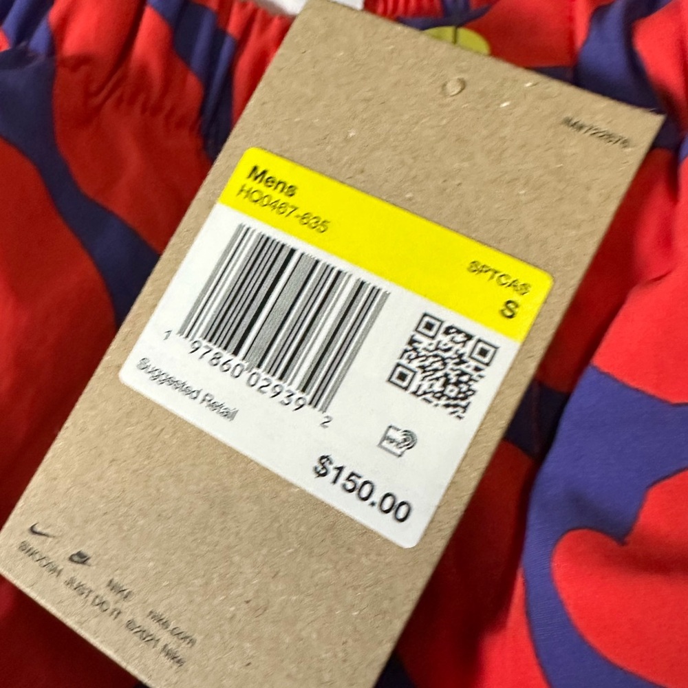 Nike Sportswear Project F.R.O.G. Parachute Pants HQ0467-635 Men’s Sizes Red - Picture 13 of 15